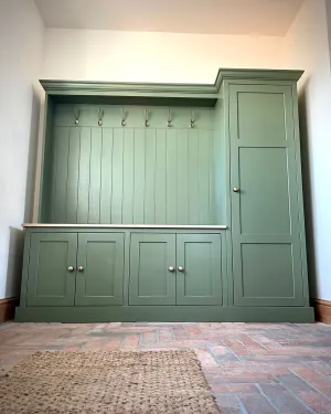 2m Compact Country Boot Room Bench