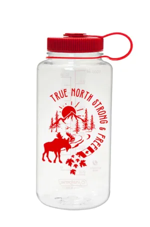 32oz Wide Mouth Sustain Bottle - Oh, Canada Clear
