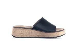 '62.820.57' women's slide sandal - black