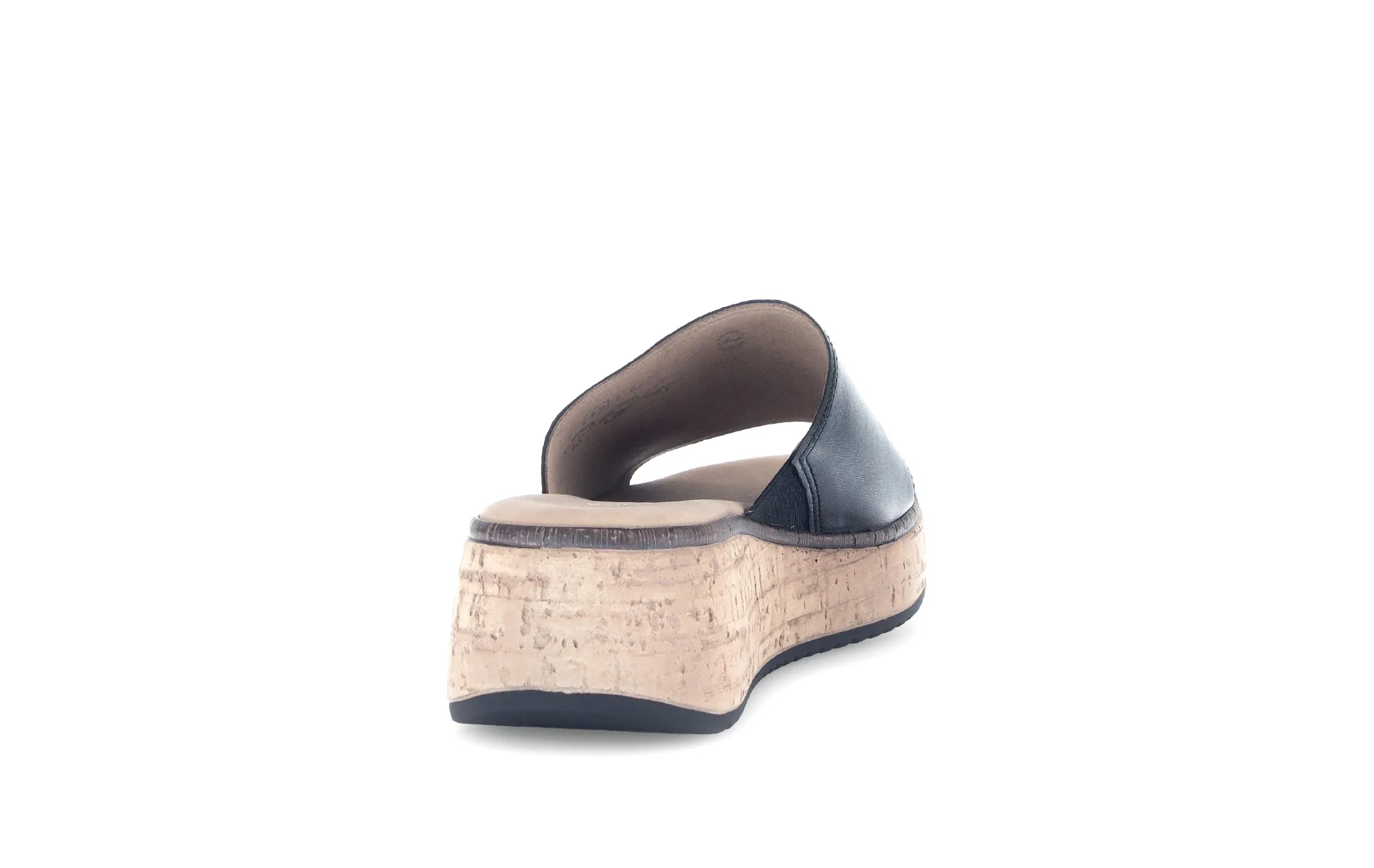'62.820.57' women's slide sandal - black