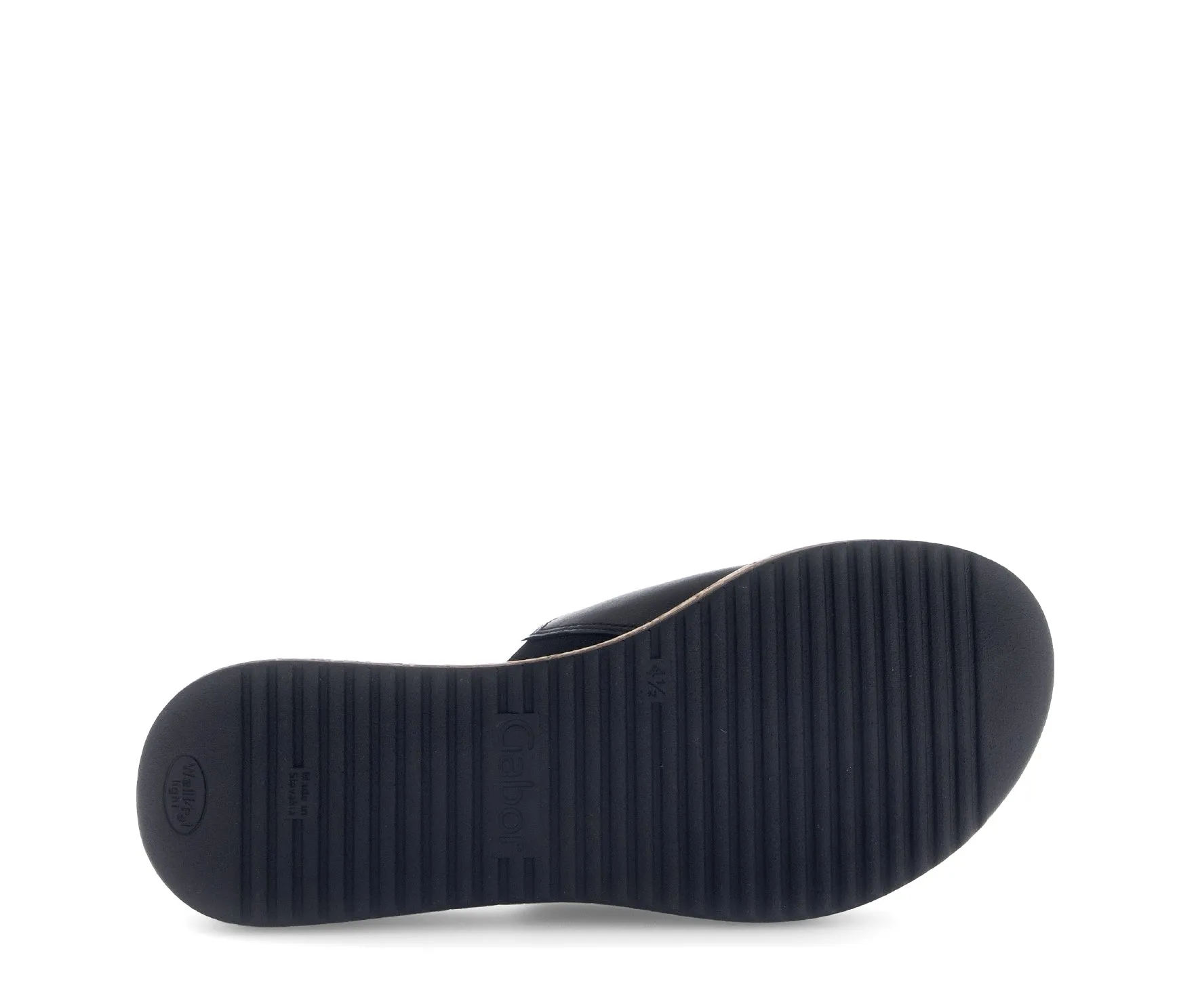 '62.820.57' women's slide sandal - black