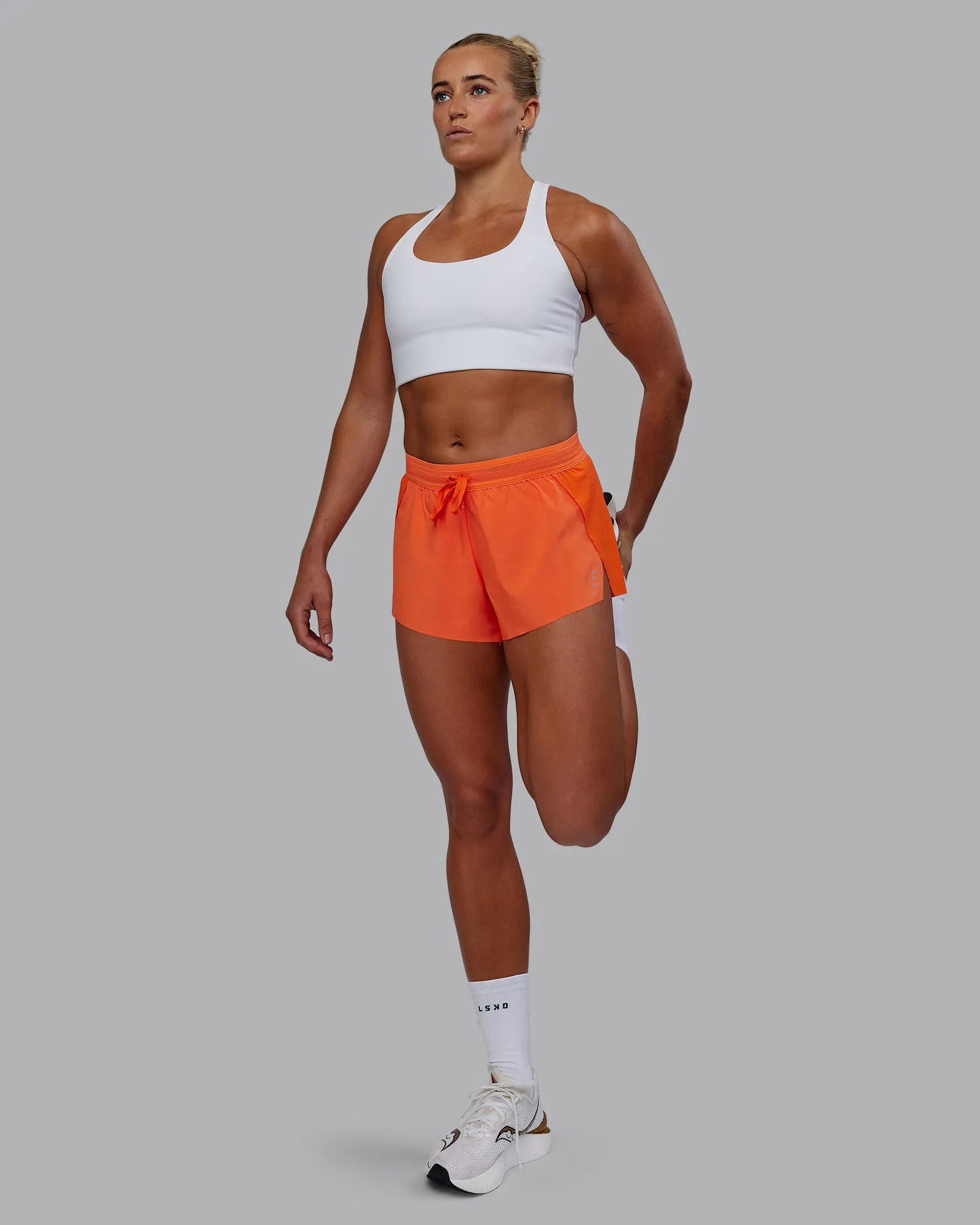 Accelerate 3" Run Shorts - Ultra Orange