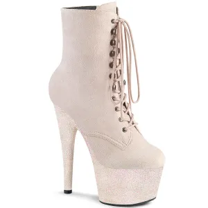 ADORE-1020FSMG  Opal Faux Suede/Opal Multi Mini Glitter