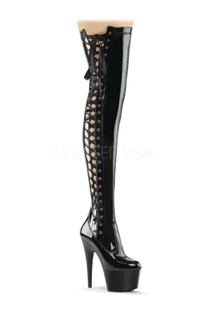 ADORE-3050 Platform Boot  | Black Patent