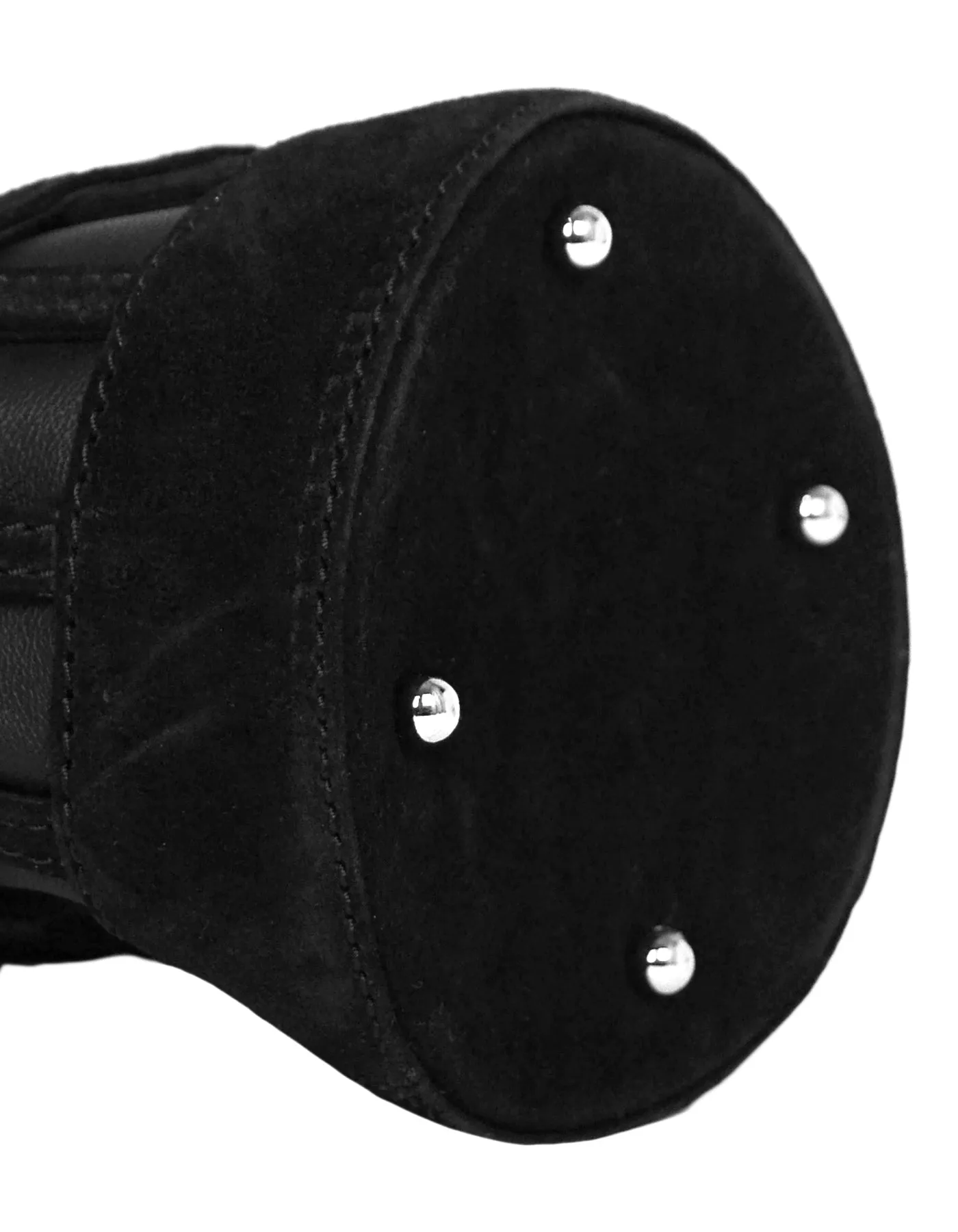 Alexander Wang Black Woven ROXY Chain Bucket Bag