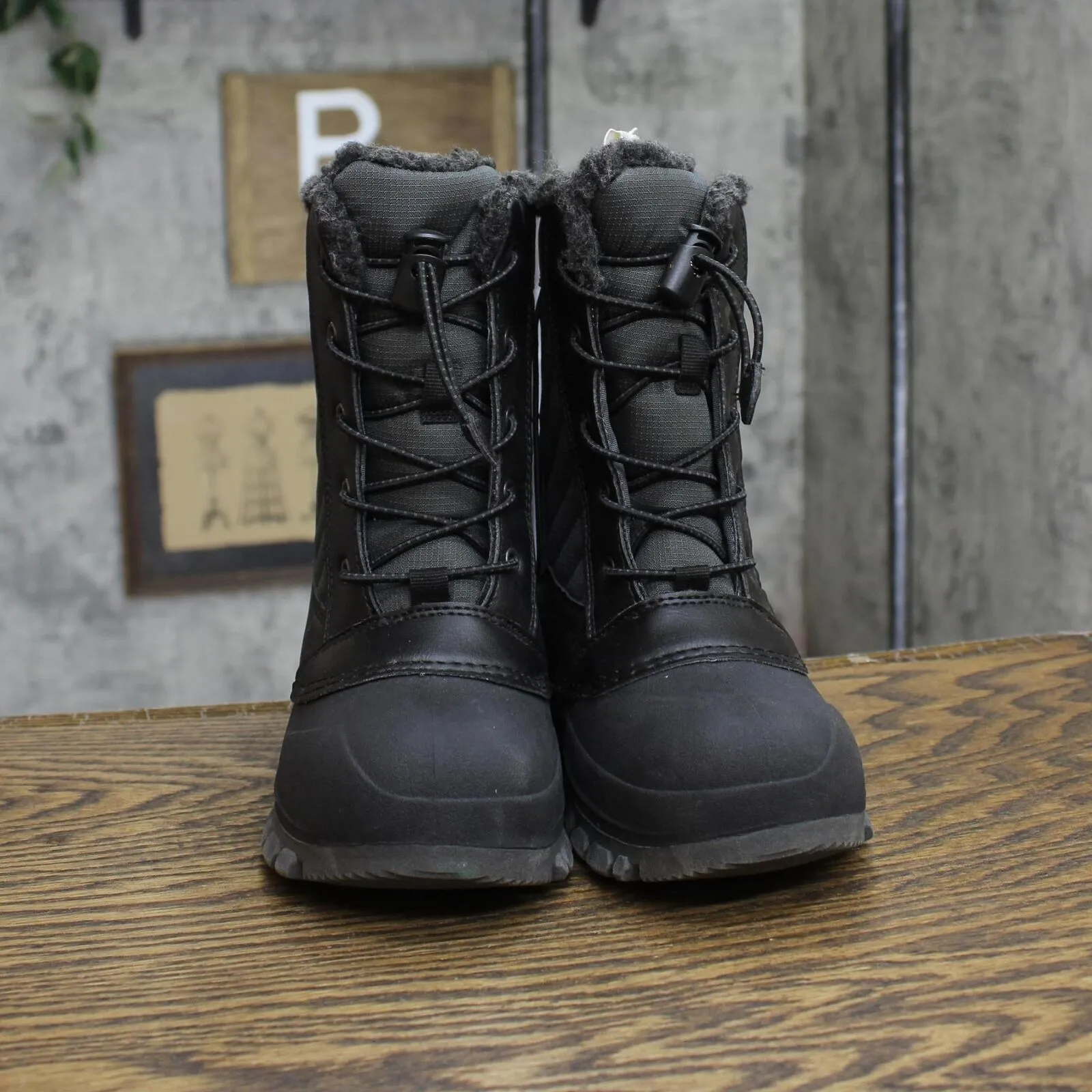 All In Motion Kids Boys Skylar Winter Boots 88227059 Black 13