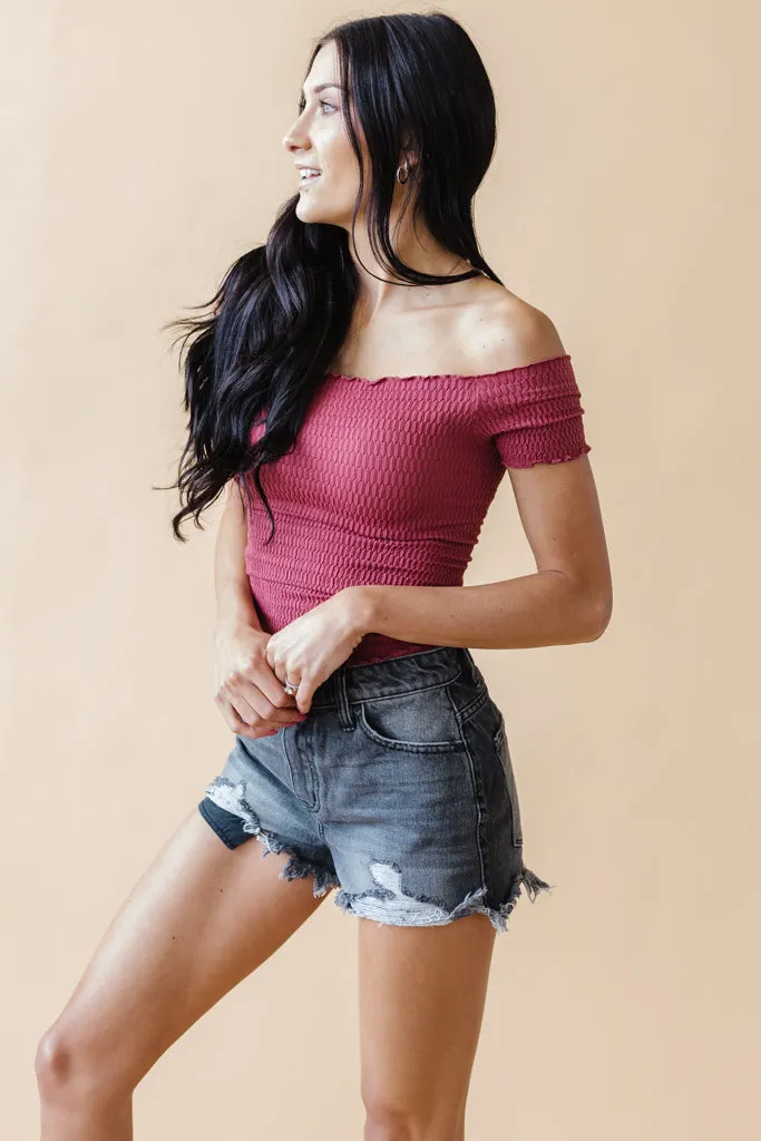 Always Yours Kancan Shorts // Light Grey Wash