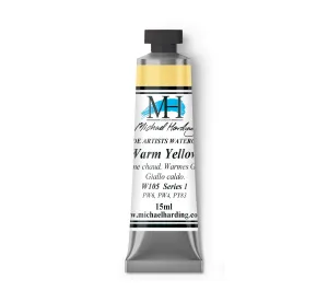 ARTISTS WATERCOLOUR TUBE- 15ml - MICHAEL HARDING - 	Warm Yellow