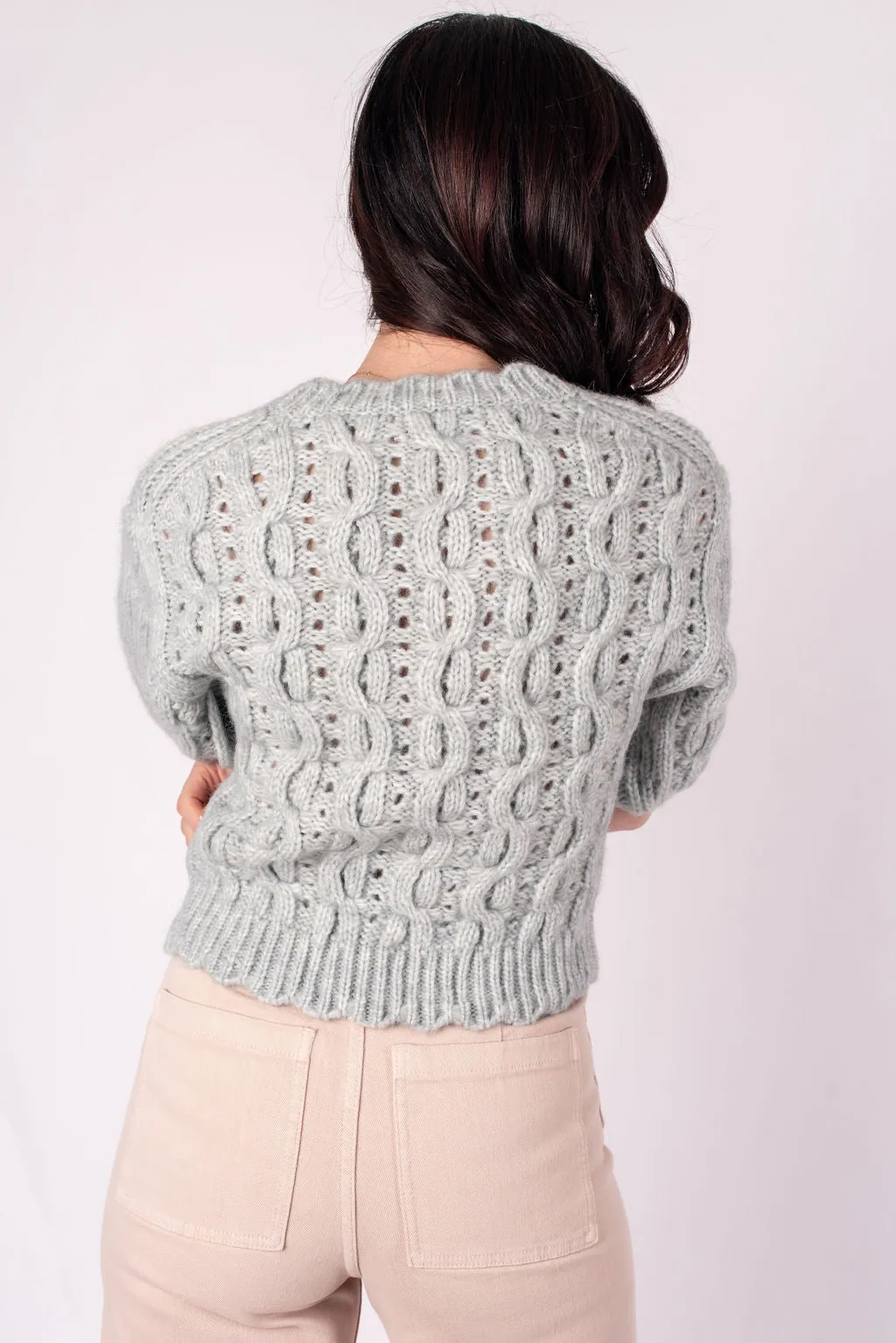 [ASTR The Label] Cable Knit Cardigan