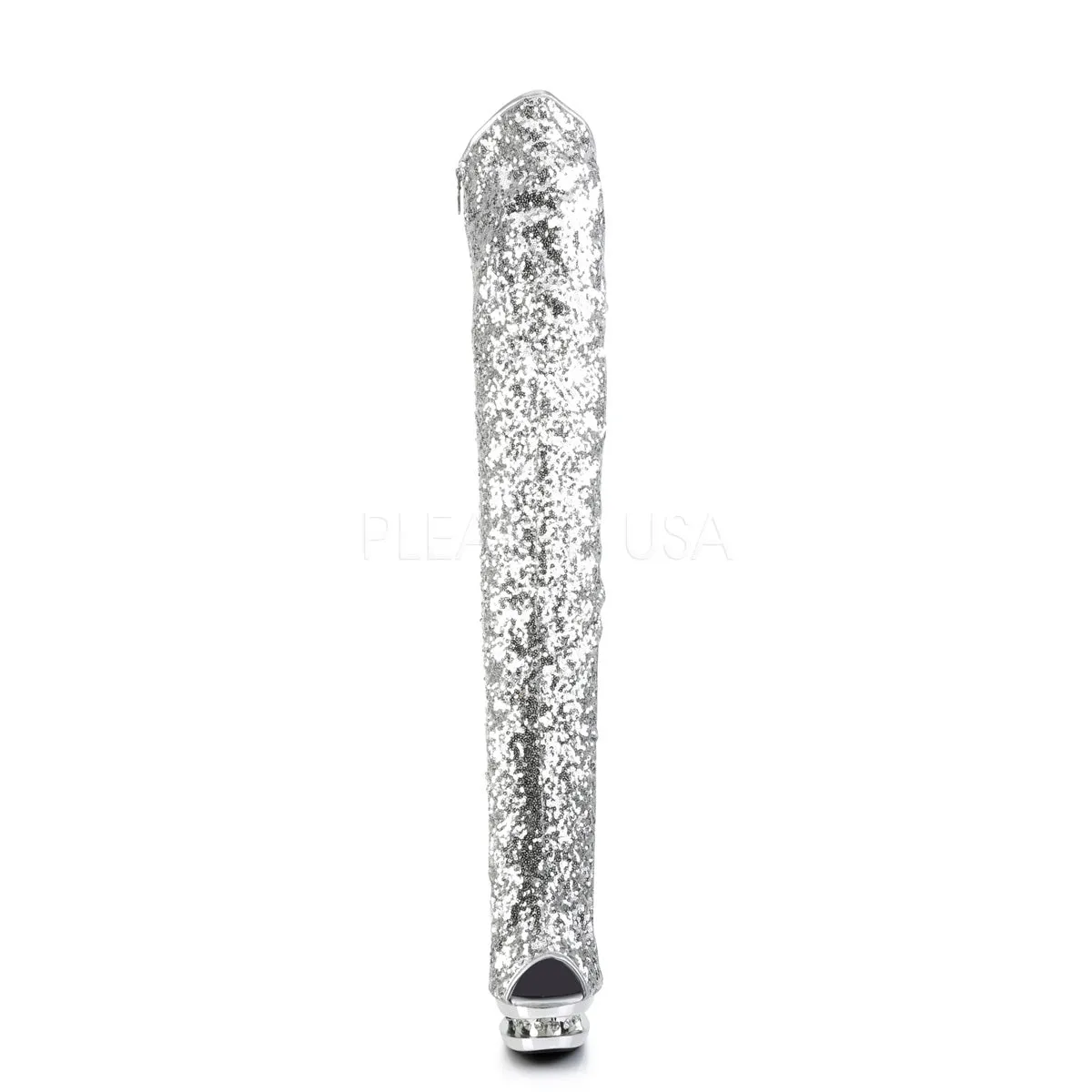BLONDIE-R-3011  Silver Sequins/Silver Chrome
