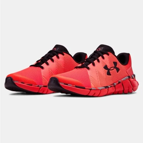 Boys Under Armour X Level Beta Red Scramjet 2 Running Shoes Size 5.5 Youth NEW