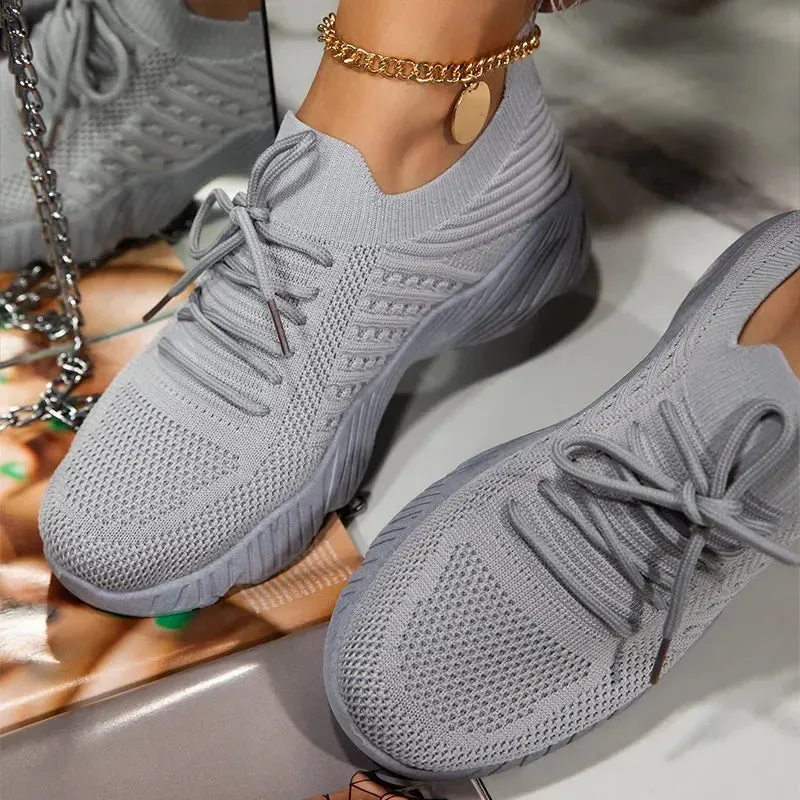 Breezy Lace-Up Women’s Sneakers