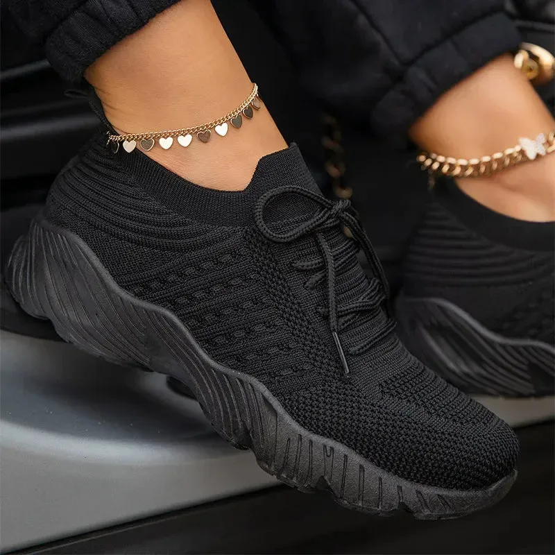 Breezy Lace-Up Women’s Sneakers