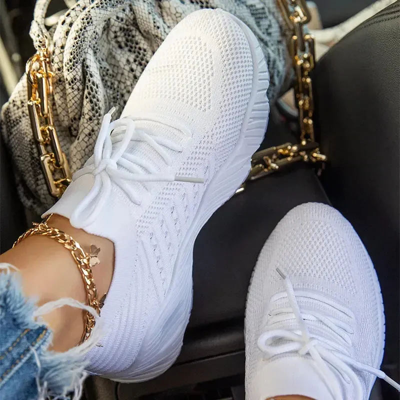 Breezy Lace-Up Women’s Sneakers