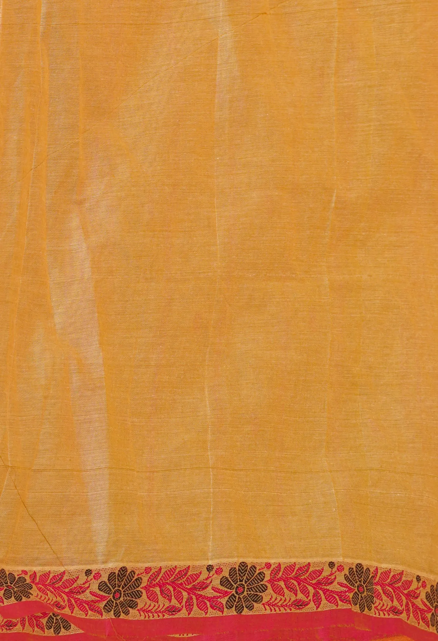 Brown Pure Pavani Handcrafted Kanchi Cotton Saree-UNM76835