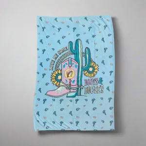 Buc-ee's "Love Me Some Boots & Buc-ee's" Blanket