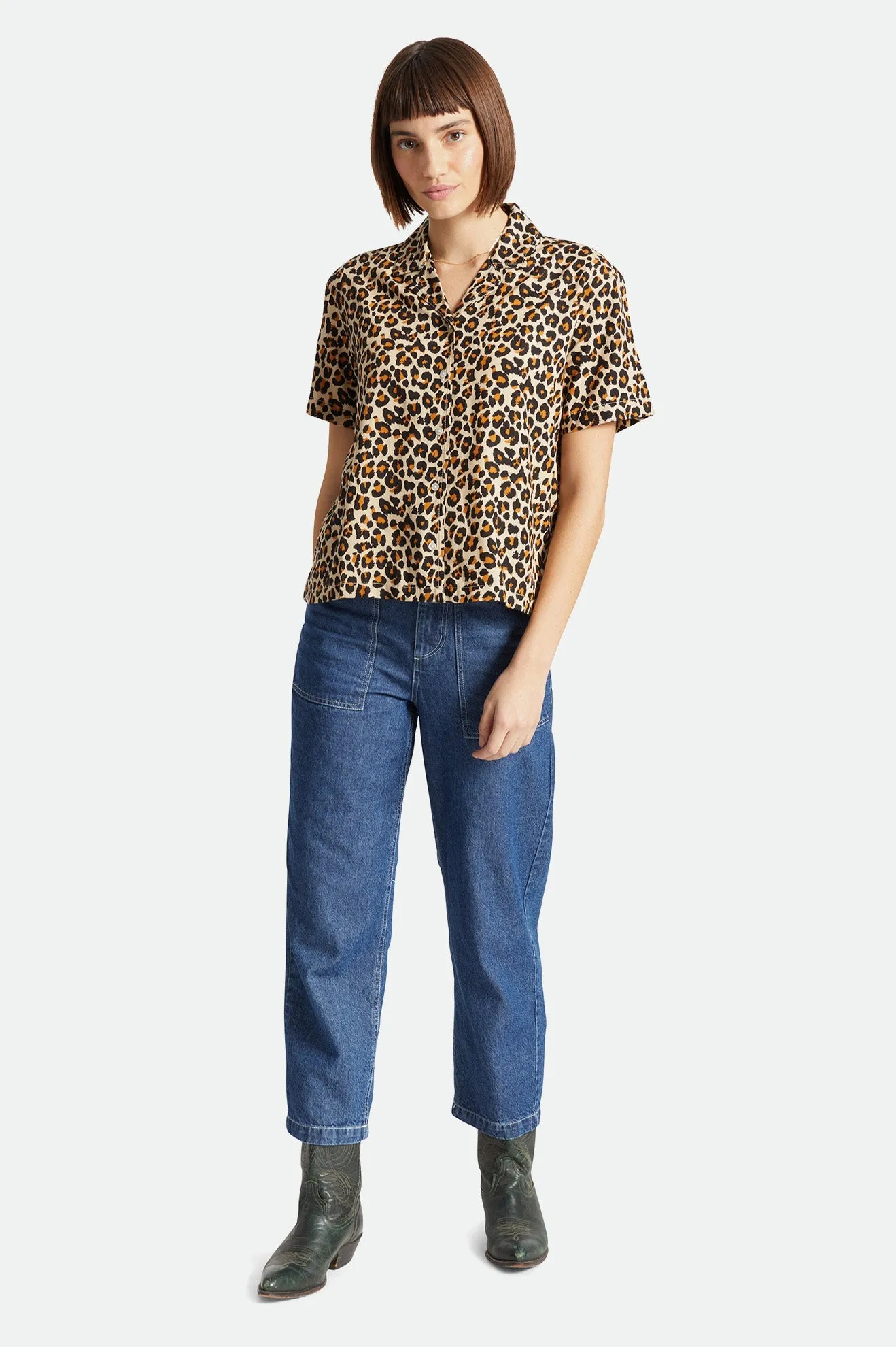 Bunker Leopard S/S Woven - Leopard