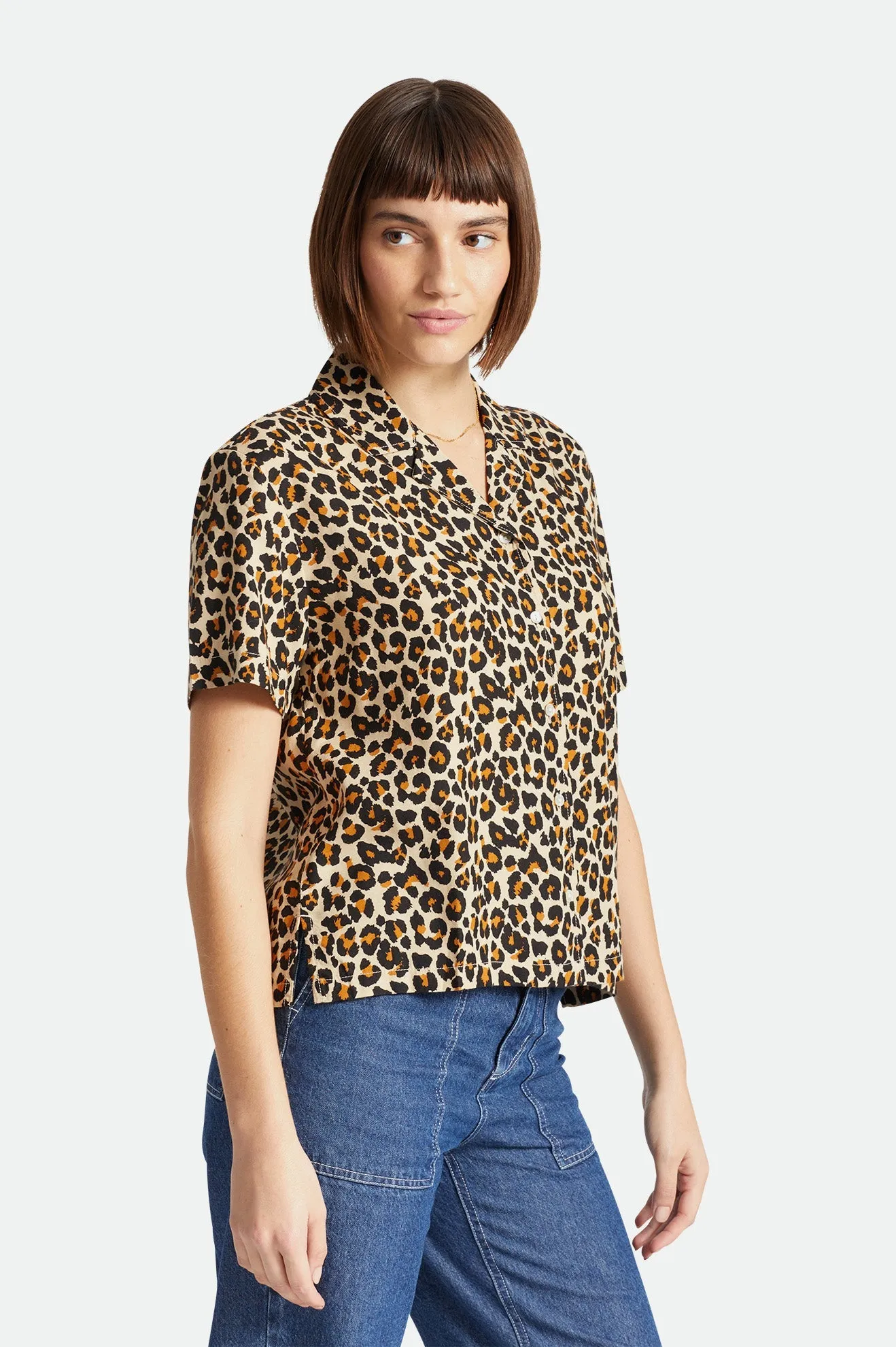 Bunker Leopard S/S Woven - Leopard