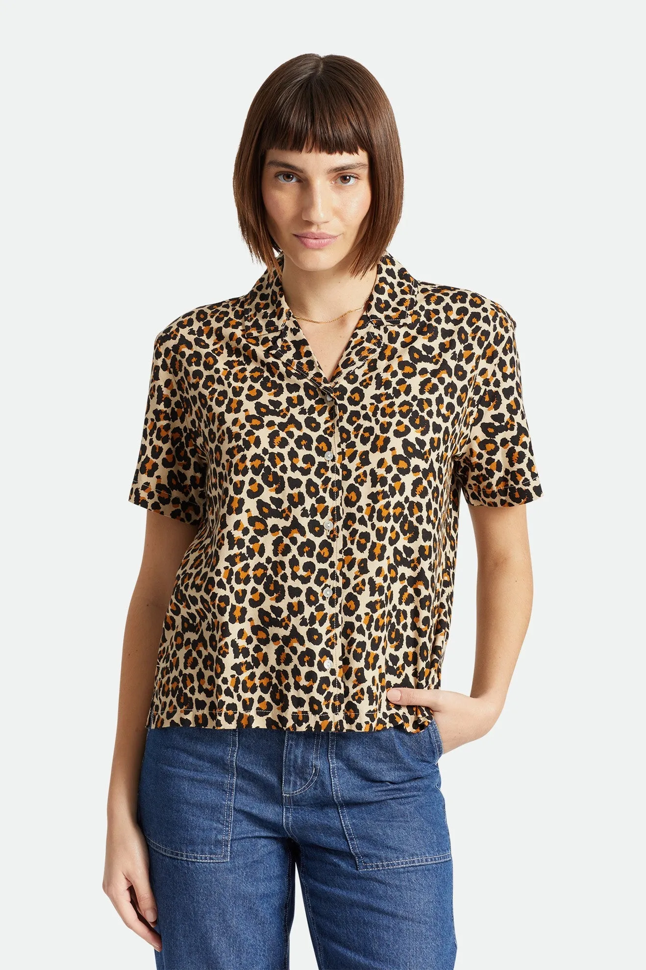 Bunker Leopard S/S Woven - Leopard