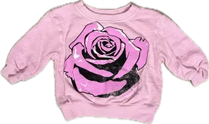 Californian Vintage- One Rose Sweatershirt (pink)