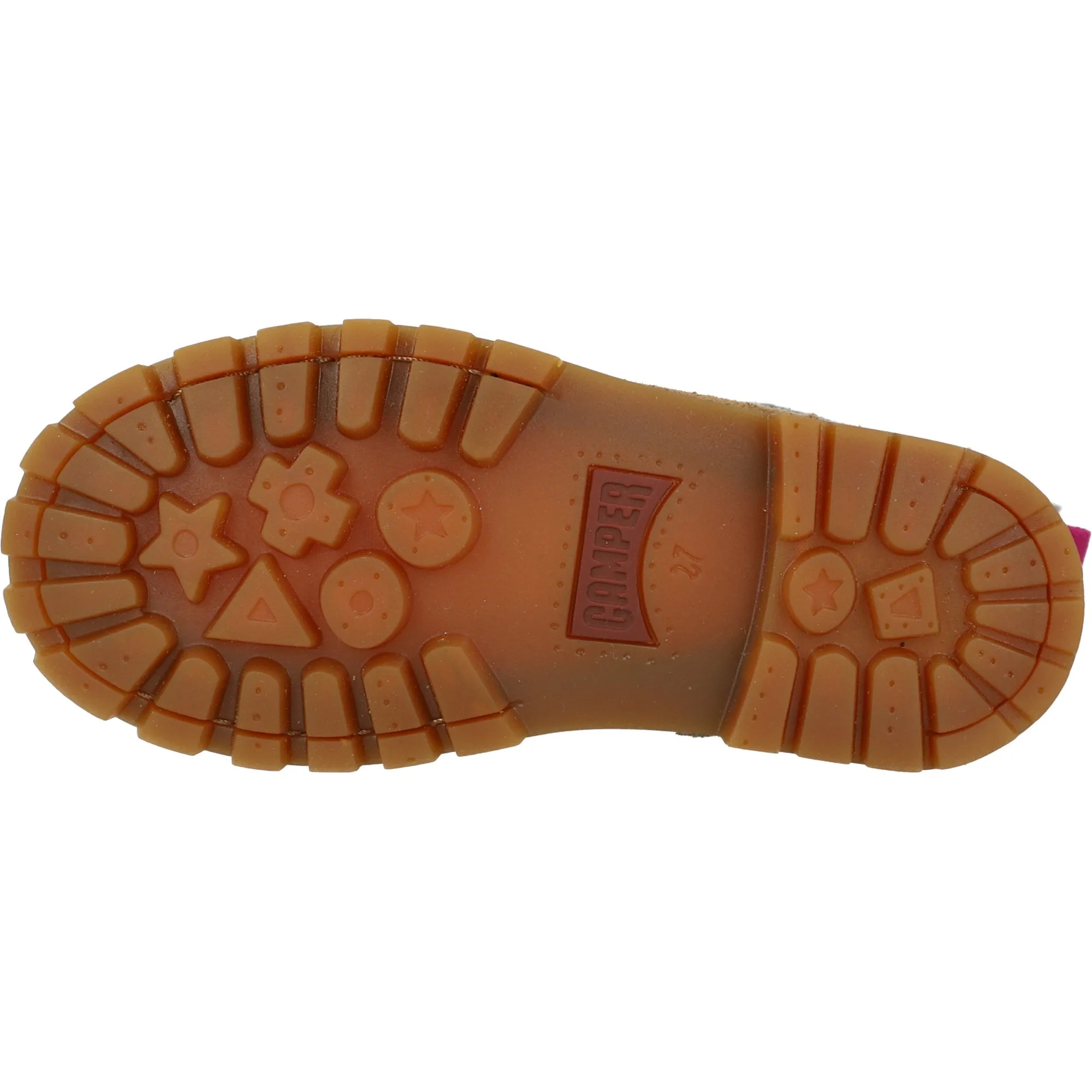 Camper Kids Compas Medium Brown Winter Boots