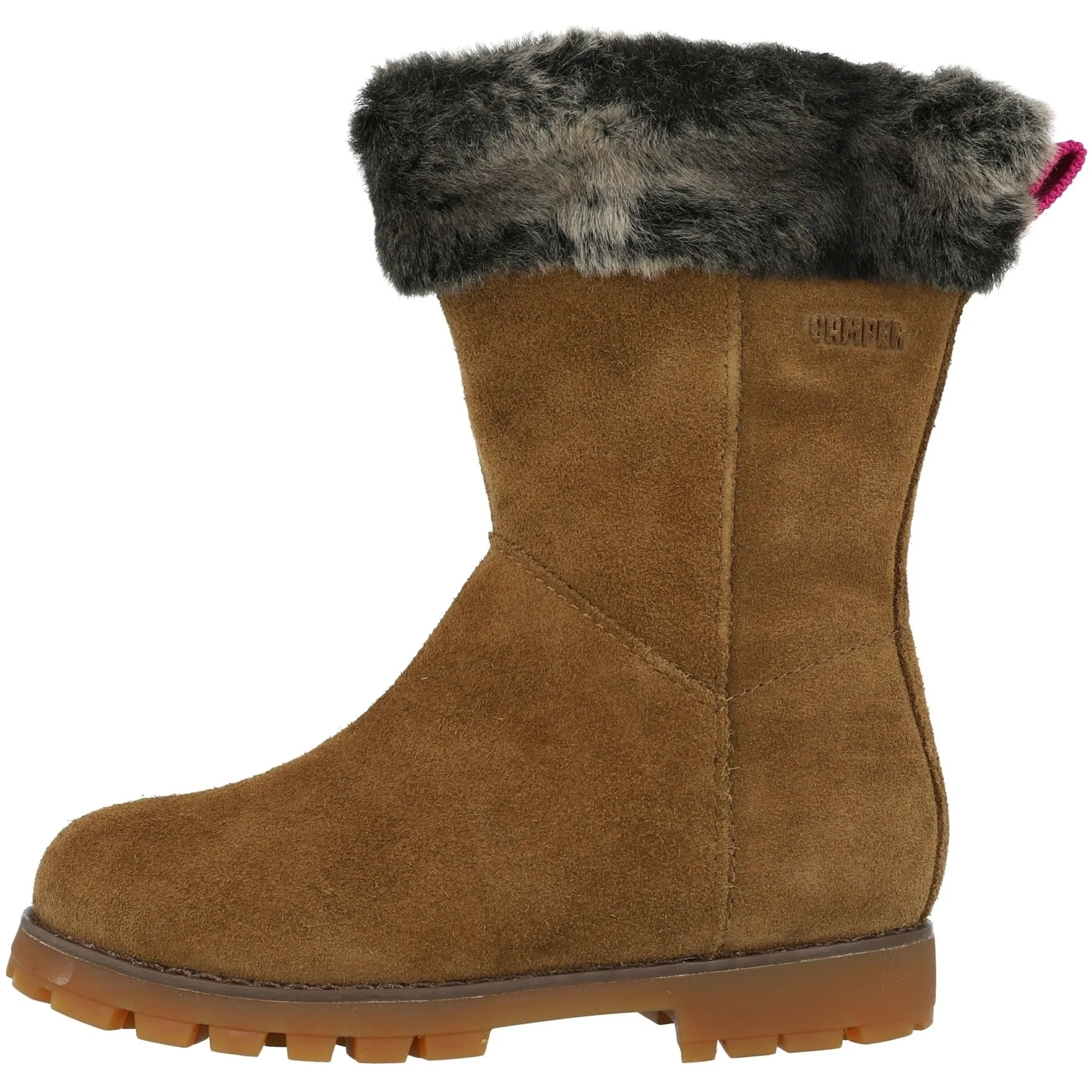 Camper Kids Compas Medium Brown Winter Boots