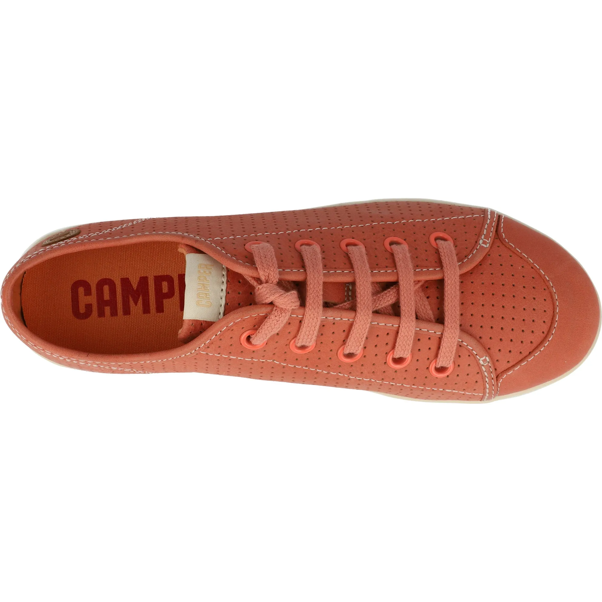 Camper Kids Noon Pink Lace-Up Sneakers