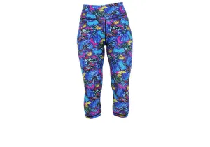 Capri Sapphire Safari Leggings with pockets
