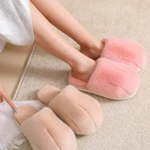 Cat's Claw Household Plush Warm Slippers