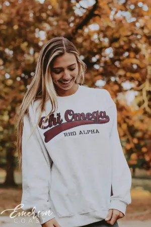 Chi Omega Classic Crewneck