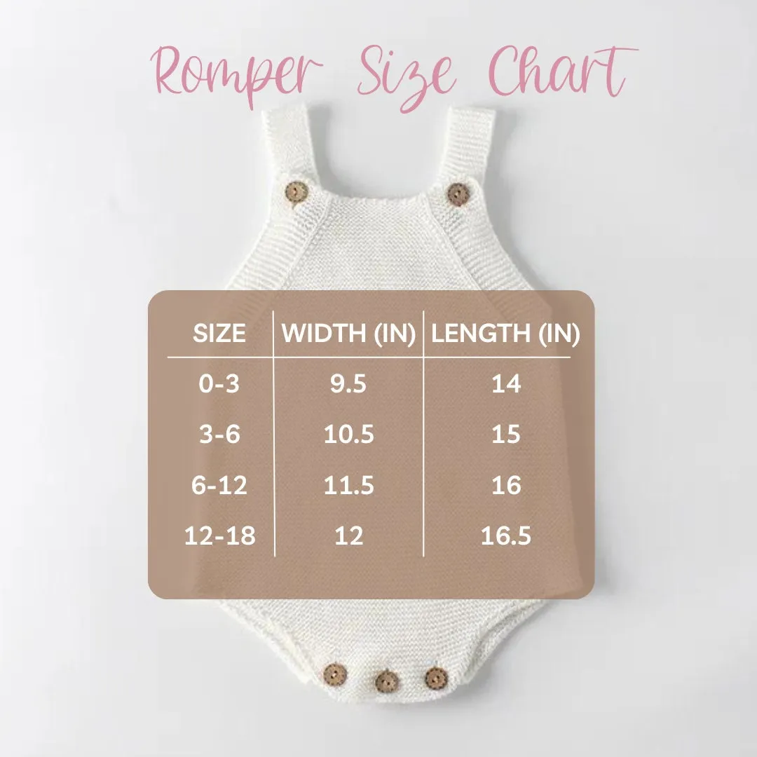 CLASSIC KNIT ROMPER - MARSHMALLOW