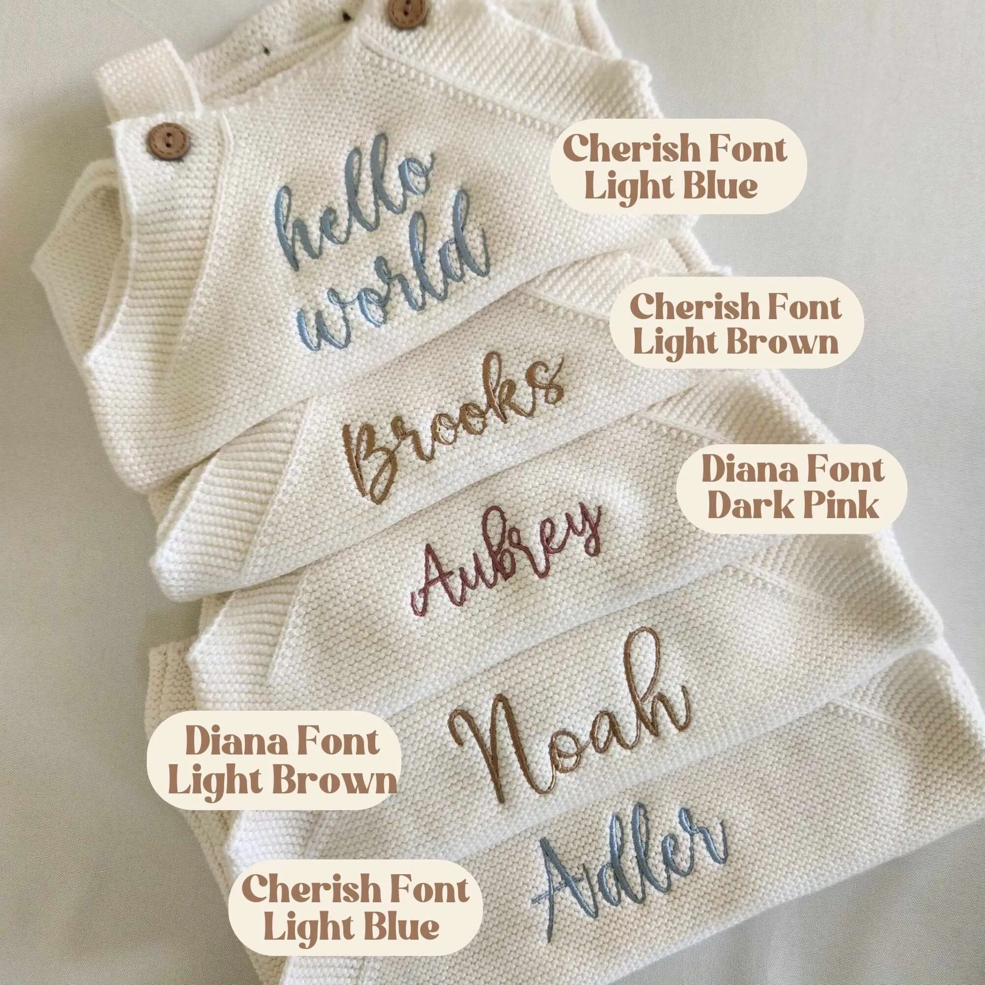 CLASSIC KNIT ROMPER - MARSHMALLOW