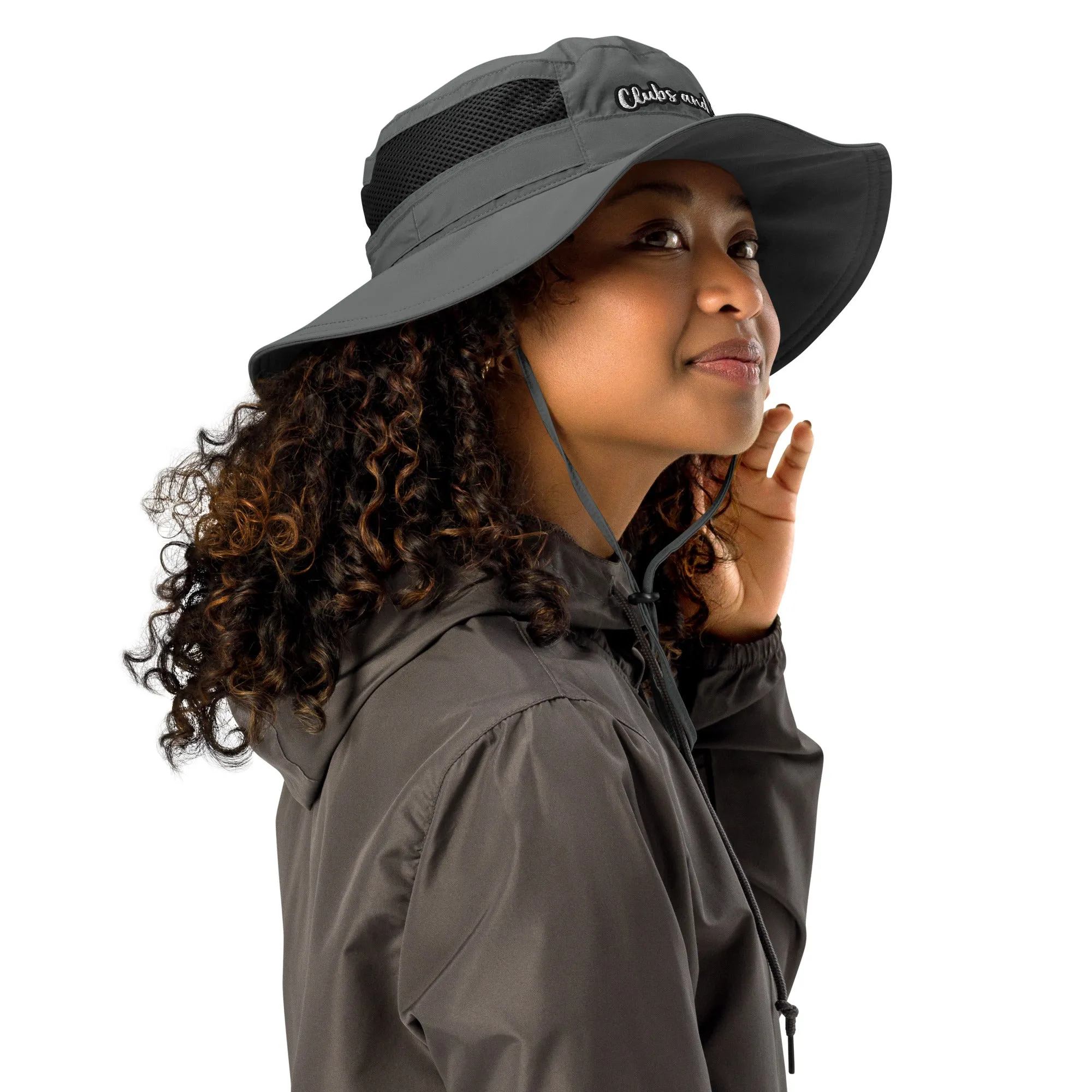 Clubs and Sticks  Embroidered Columbia Booney Hat