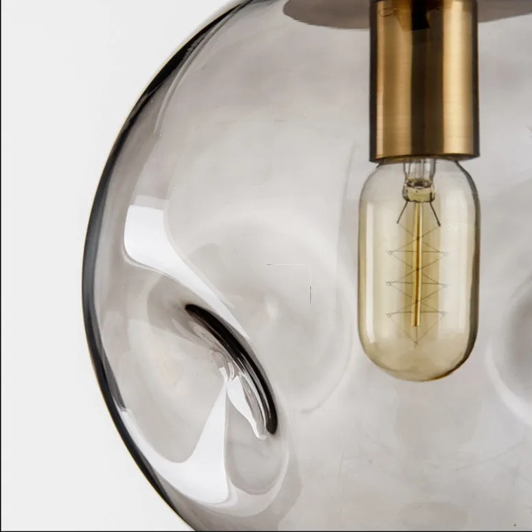 Convex Glass Bolle Pendant light