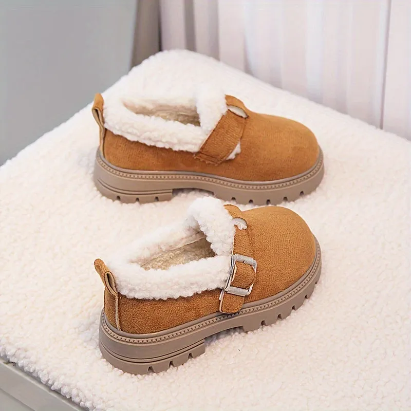 Cozy & Stylish Winter Snow Boots for Kids, FS
