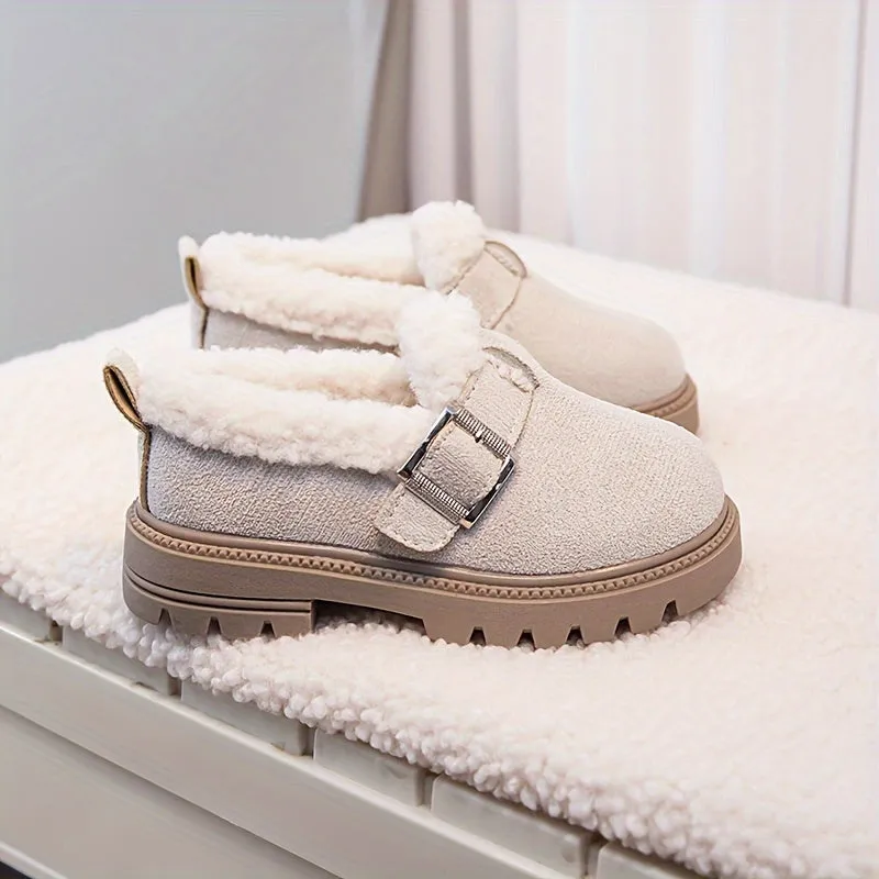 Cozy & Stylish Winter Snow Boots for Kids, FS