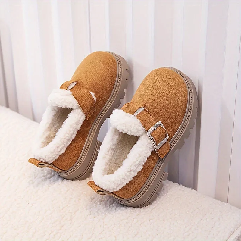 Cozy & Stylish Winter Snow Boots for Kids, FS