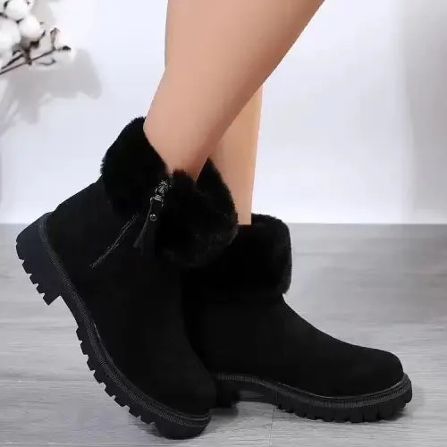 Cozy Suede Ankle Boots