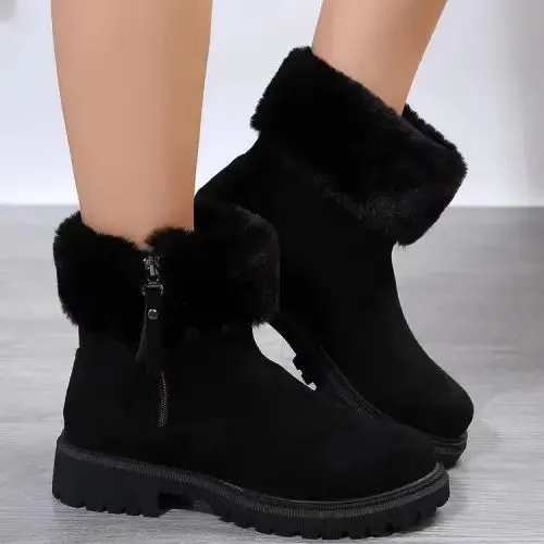 Cozy Suede Ankle Boots