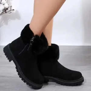 Cozy Suede Ankle Boots