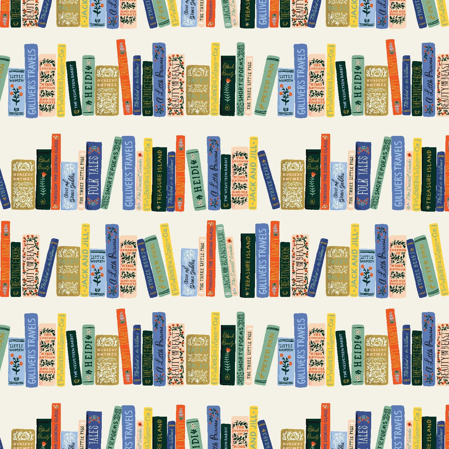 Curio Book Club in Cream Metallic by Rifle Paper Co