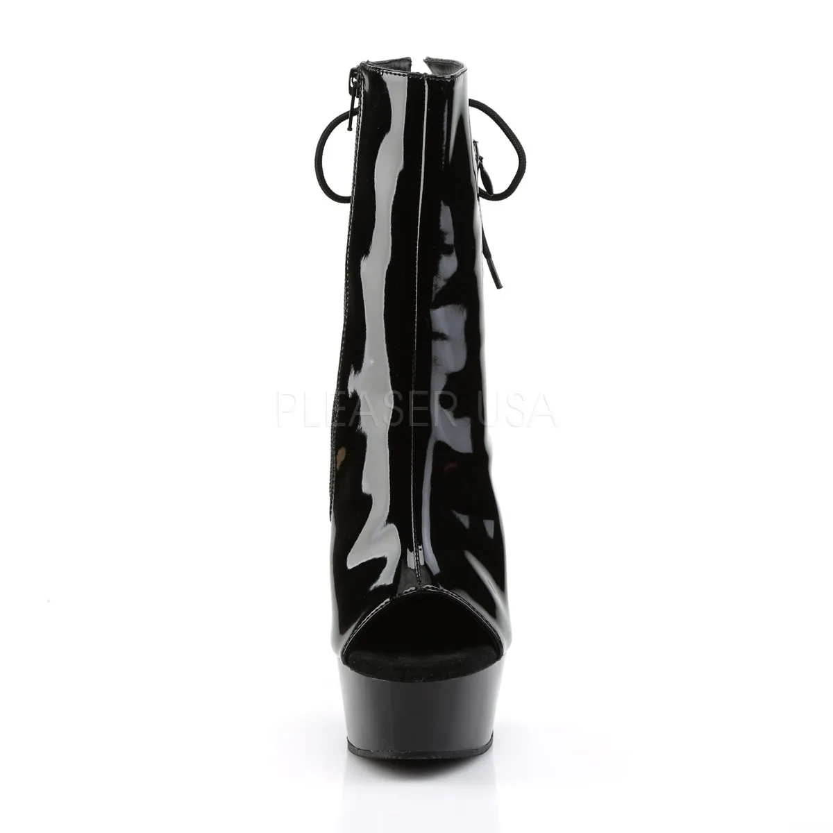 DELIGHT-1018  Black Patent/Black
