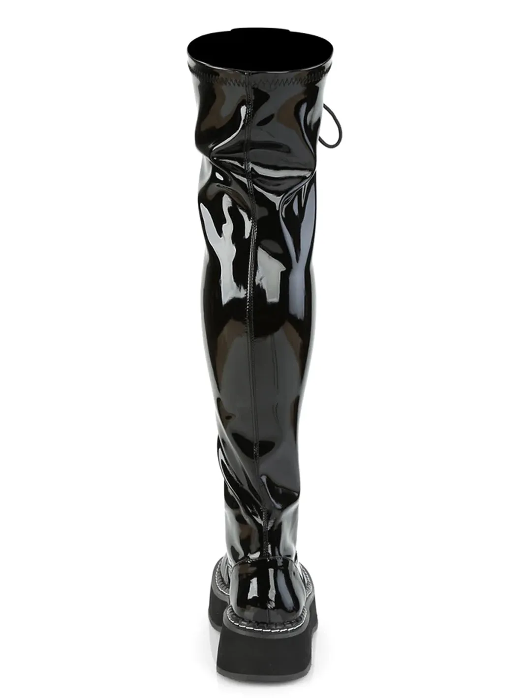 DEMONIA EMILY-375 - BLACK PATENT ✰ PRE ORDER ✰
