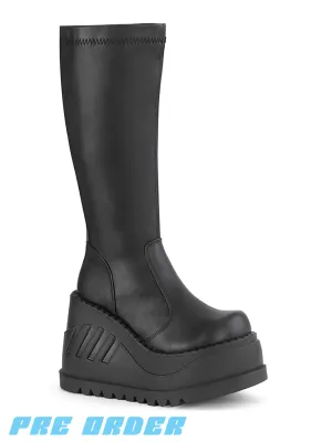 DEMONIA STOMP-200 - BLACK VEGAN LEATHER ✰ PRE ORDER ✰