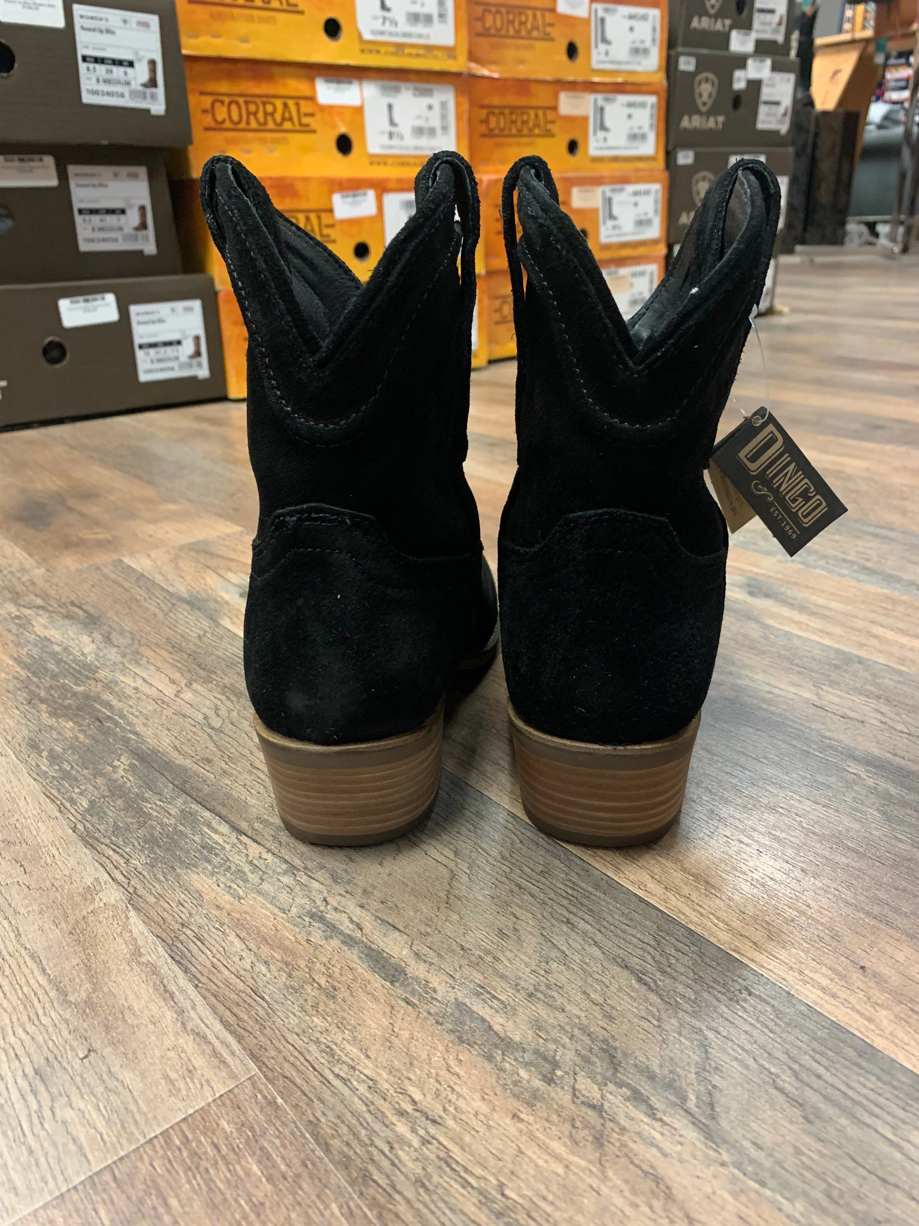 DINGO WOMEN'S TUMBLEWEED WESTERN BOOTS - ROUND TOE