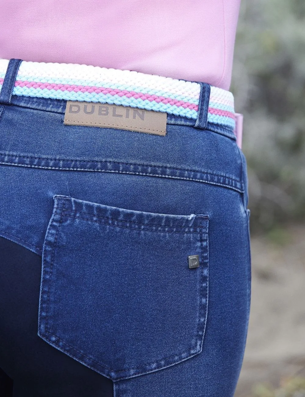 Dublin Shona Full Suede Seat Denim Breeches