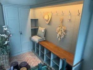 EX DISPLAY Corner Boot Room Bench