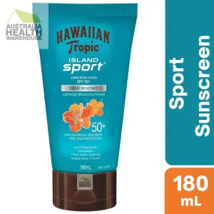 [Expiry: 05/2027] Hawaiian Tropic Island Sport Sunscreen Lotion SPF 50  180mL