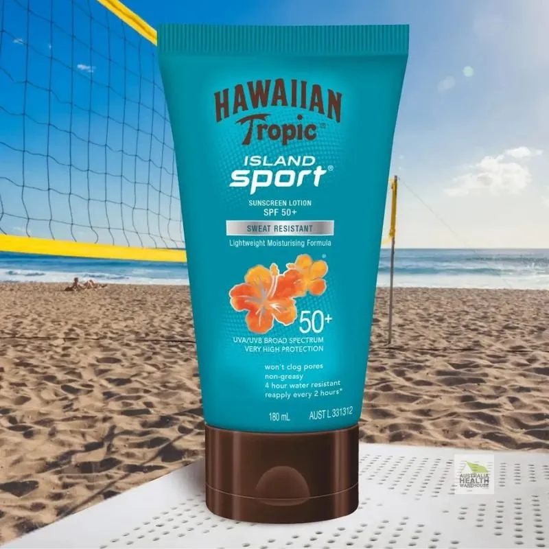 [Expiry: 05/2027] Hawaiian Tropic Island Sport Sunscreen Lotion SPF 50  180mL