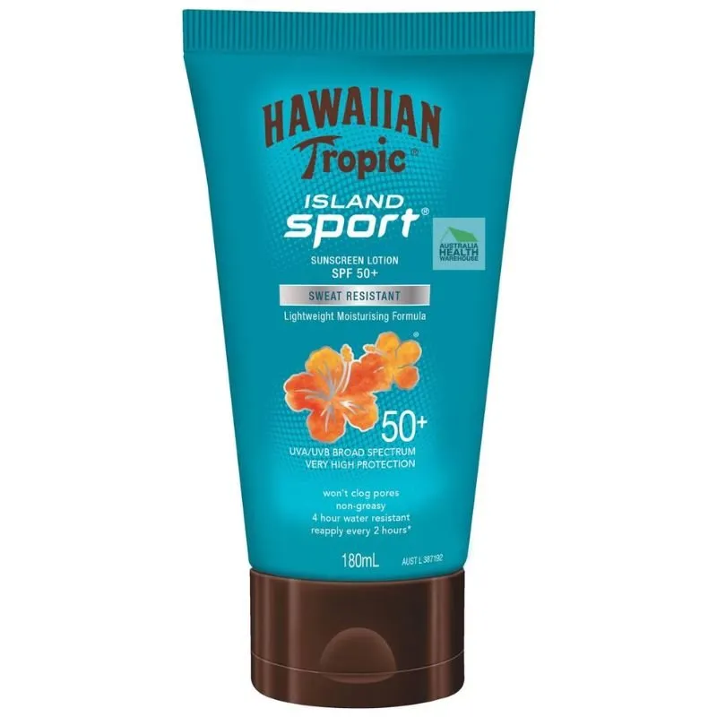 [Expiry: 05/2027] Hawaiian Tropic Island Sport Sunscreen Lotion SPF 50  180mL